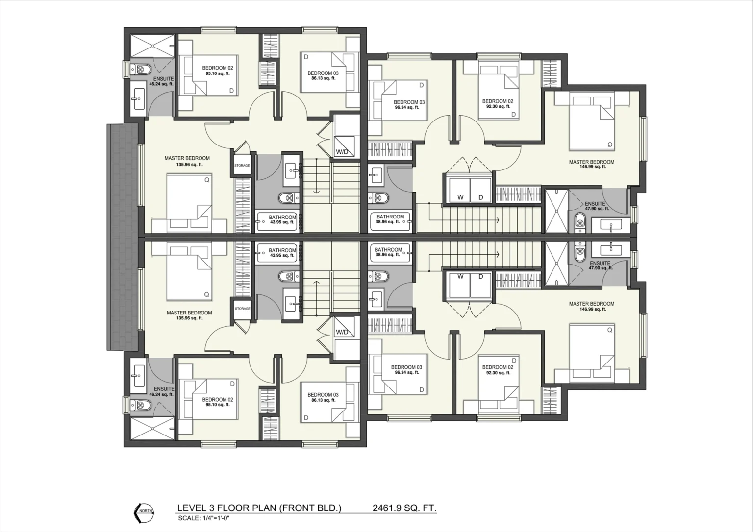 200125 E 54th Ave FRONT BLD Level 3 Floor Plan